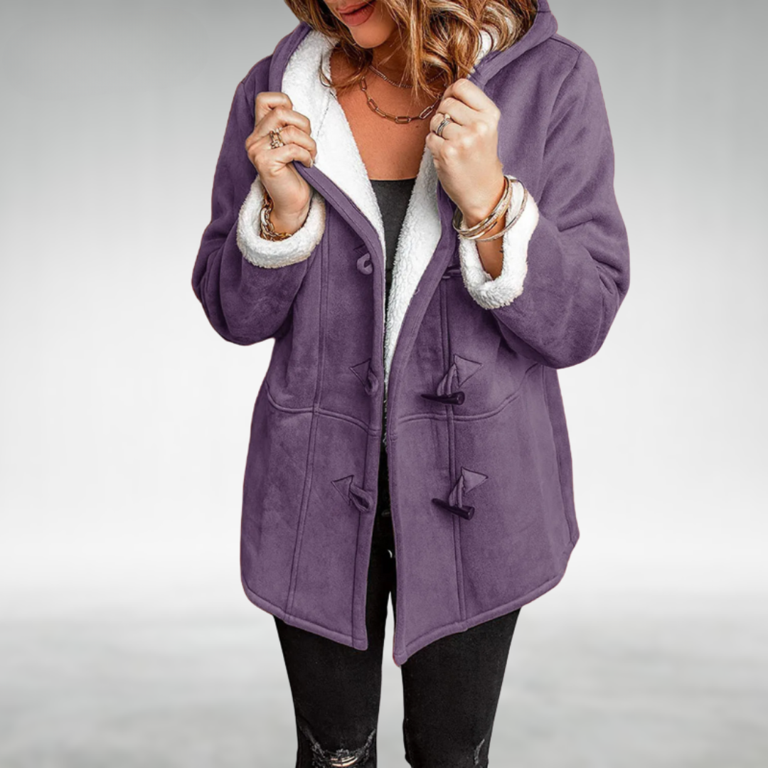 June | Claire™ | Refined Fleece-Lined Winter Coat