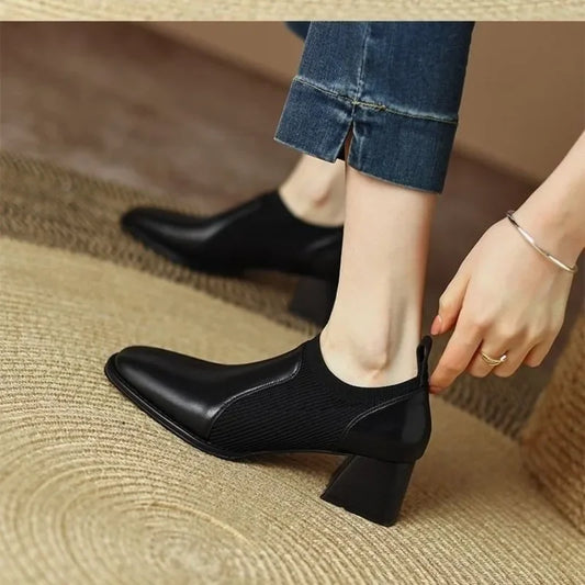 Amirelle | Square Ankle Boots