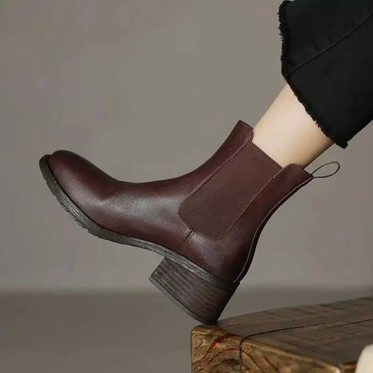 Zantina | Leather Ankle Boots