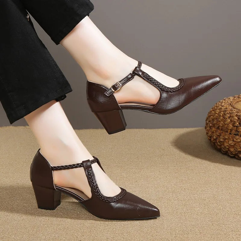 Vivienne | Classic T-Strap Shoes