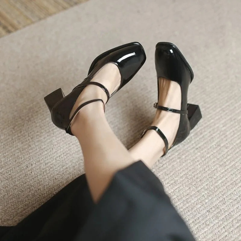 Abigail | Elegant Ankle-Strap Pumps