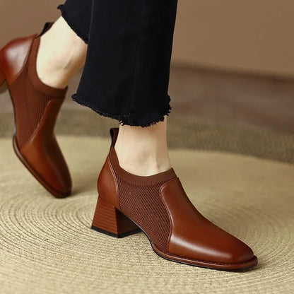 Amirelle | Square Ankle Boots